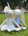 Jojo Bunny & Moon Unicorn Soft Toys (Bundle of Two Toys)