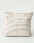 Almond Stripe Tote Nappy Bag (100% Cotton)