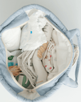 Almond Stripe Tote Nappy Bag (100% Cotton)