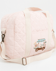 Hand Embroidered Meadow Cart Nappy Bag