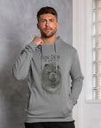 Blue Chow Chow Men's Hoodie – Featuring The Aloof Floof Design!