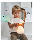 Giraffe Silicone Lamp - White