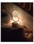 White Giraffe Silicone Night Light