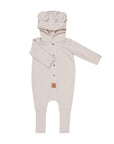Eared Jumpsuit for Babies and Kids - Sand