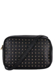 Stud Black Leather Cross-Body Camera Bag Brix and Bailey