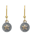 Silver and Gold Star Drop Earrings - Brix and Bailey® - Contemporary Bag, Watch and Accessory Brand