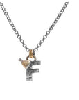 Letter F Initial Pendant Necklace **COMING SOON**