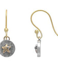 Silver and Gold Star Drop Earrings - Brix and Bailey® - Contemporary Bag, Watch and Accessory Brand