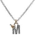 Letter M Initial Pendant Necklace **COMING SOON**