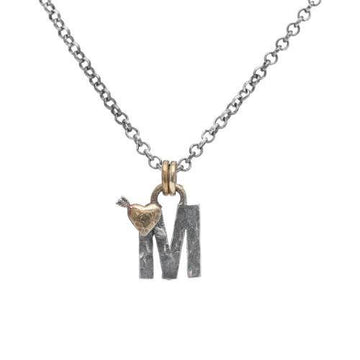 Letter M Initial Pendant Necklace **COMING SOON**