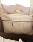 Ivory Pebbled Leather Tote Shopper - Brix + Bailey