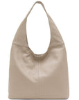 Ivory Soft Pebbled Leather Hobo Bag - Brix + Bailey