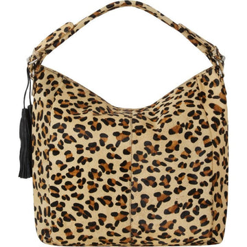 Leopard Print Calf Hair Leather Top Handle Grab Bag - Brix + Bailey