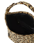 Leopard Print Calf Hair Leather Top Handle Grab Bag - Brix + Bailey