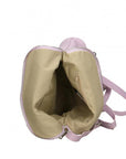 Lilac Soft Pebbled Leather Pocket Backpack - Brix + Bailey