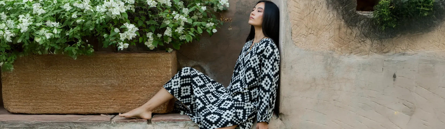 Laughing Cherries handmade caftans and maternity robes — vintage bohemian chic brand | Brix + Bailey