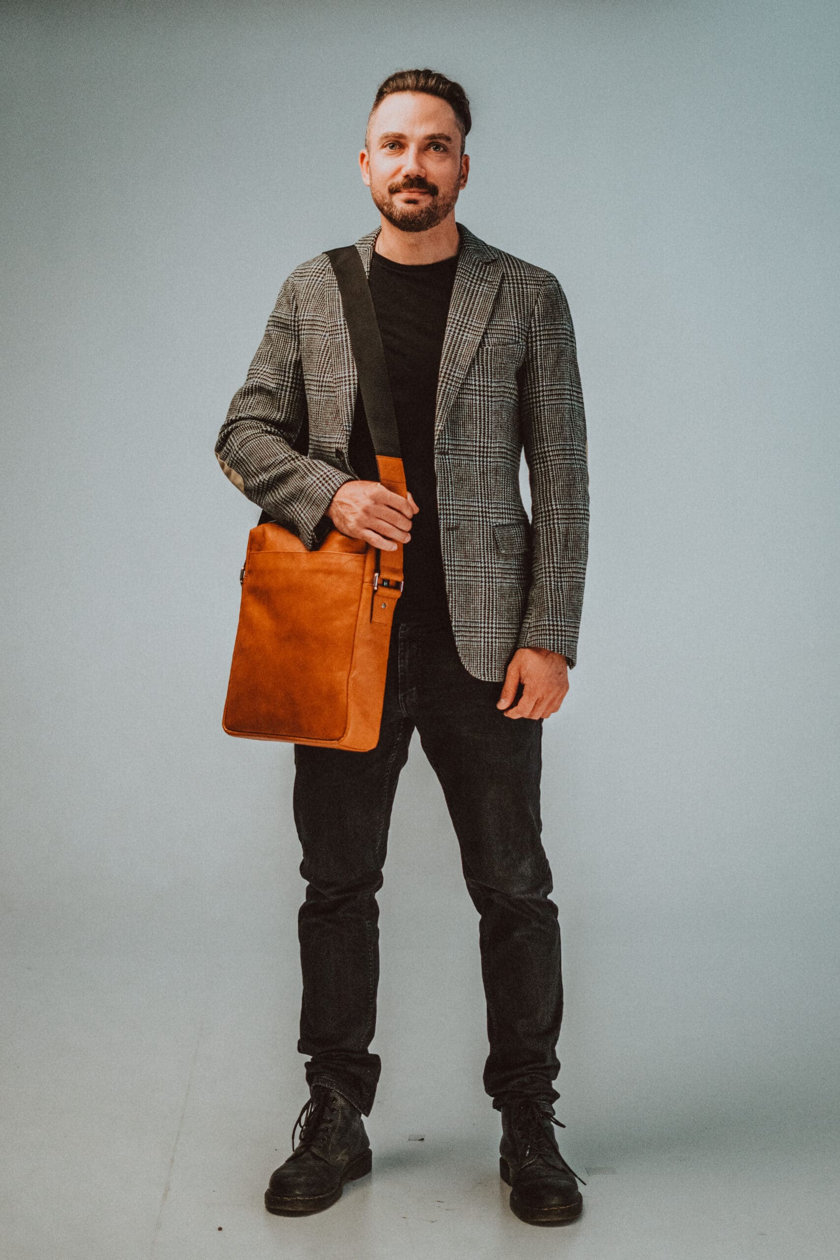 Papillon handcrafted Estonian leather bags and accessories — briefcases, totes and personalised leather goods from a family workshop in Tartu, curated by Brix + Bailey