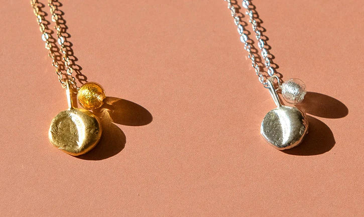 Lezzeri Murano glass jewellery handmade in Lincolnshire — elegant pendants and earrings | Brix + Bailey