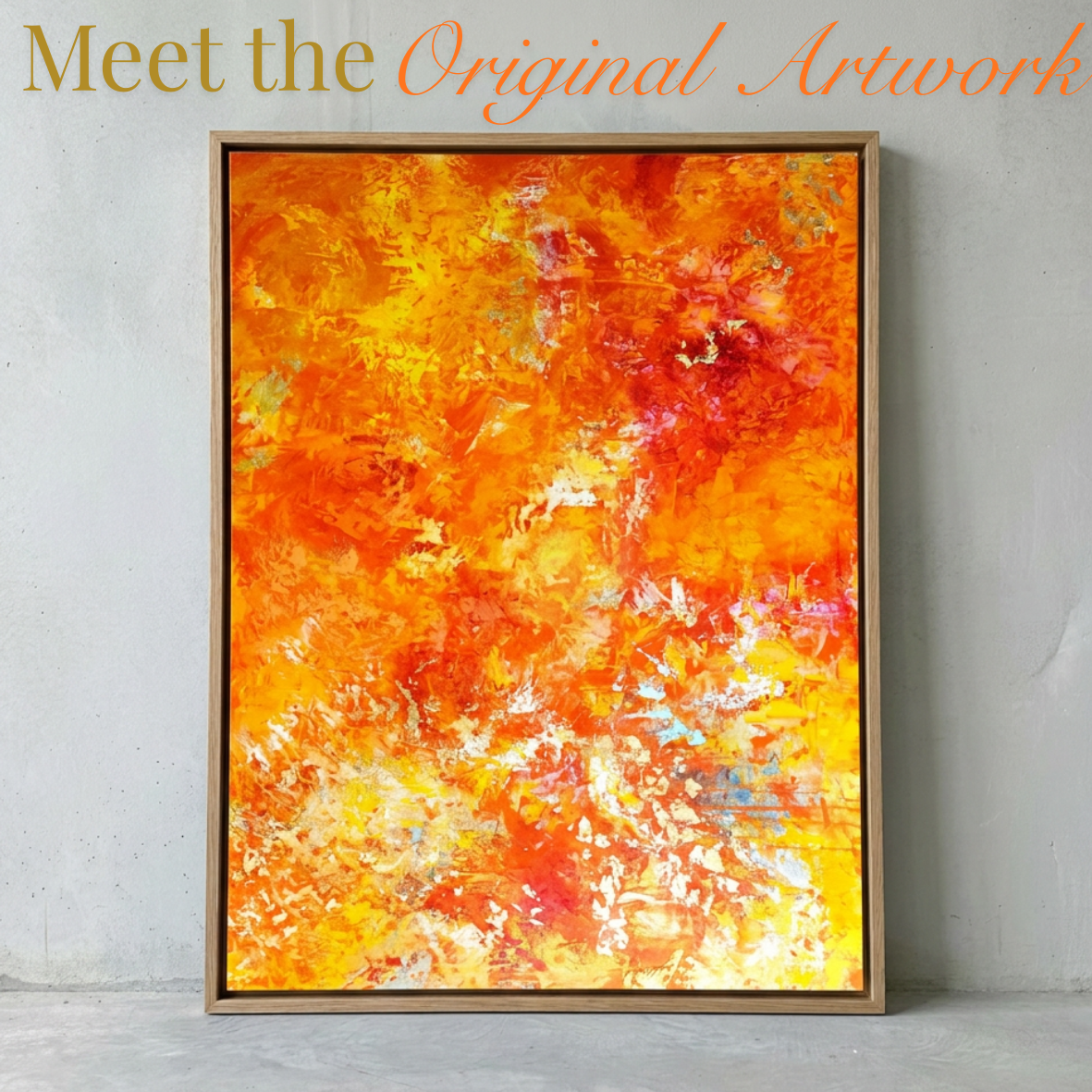 Aurelia Orange Gallery Mat
