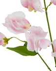 Soft Pink Sweetpea Faux Flower Single Stem