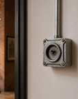 Single Gang Cast Aluminium Conduit Toggle Light Switch | 2 Way