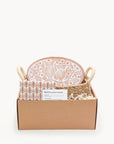 Bread Warmer & Basket Gift Set with Tea Towel - Owl Oval