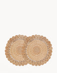 Jute Flower Placemat (Set of 2)