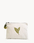 Hand Screen Printed Cotton Canvas Pouch - Nature-0