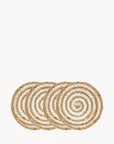 Kata Spiral Coaster Trivet - Natural (Set of 4)-0
