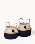 Foldable Jute Basket Bag