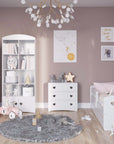 Julia White Chest of Drawers for Children