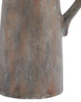 Tall Brown Ceramic Jug with Spacious Design