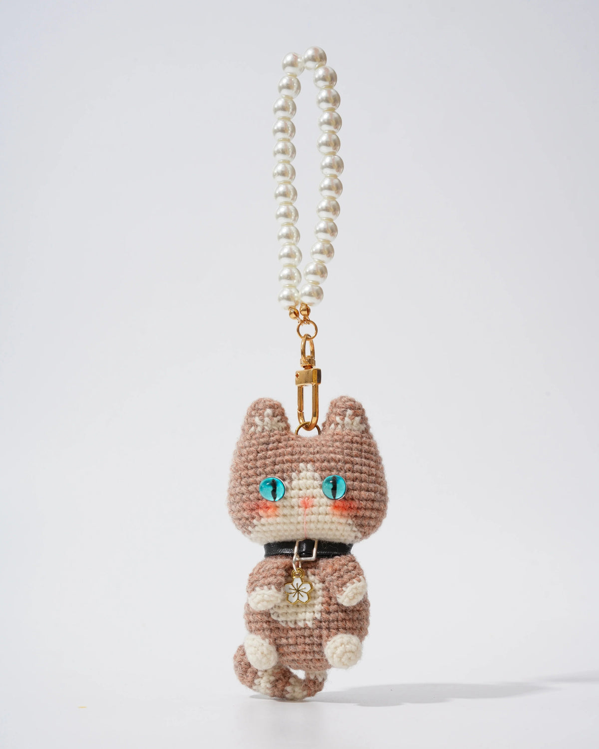Pancake Cats Bag Charms - Shetland Wool