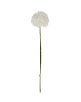 Lifelike white artificial chrysanthemum with green stem, perfect for home decor and centerpieces  by sostter at brixbailey.com