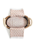 Bread Warmer & Basket Gift Set with Tea Towel - Flower