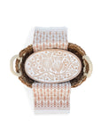 Bread Warmer & Basket Gift Set with Tea Towel - Owl Oval