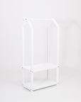 House Shaped Clothes Rack with Storage