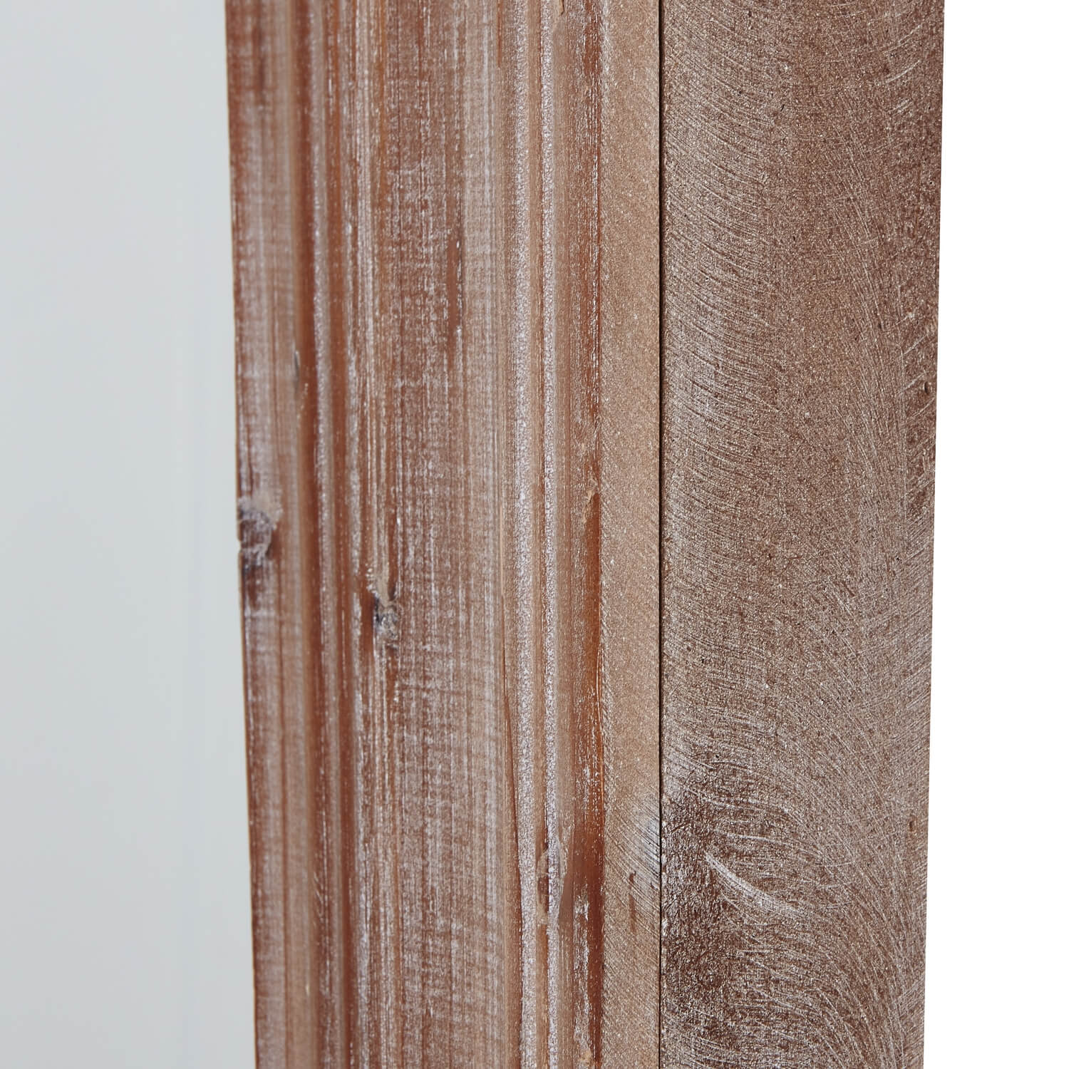 Stylish Washed Wood Large Mirror | Modern Farmhouse Decor