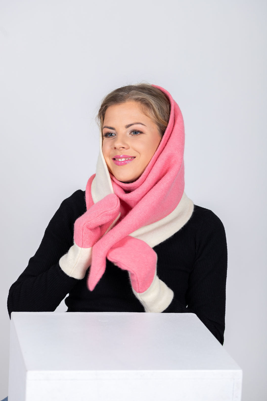 HERTTA Triangular Wool Shawl – Elegant, Versatile &amp; Water-Resistant by HERTTA at brixbailey.com