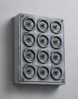 12 Gang 2 Way Cast Aluminium Industrial Toggle Switch Light Panel