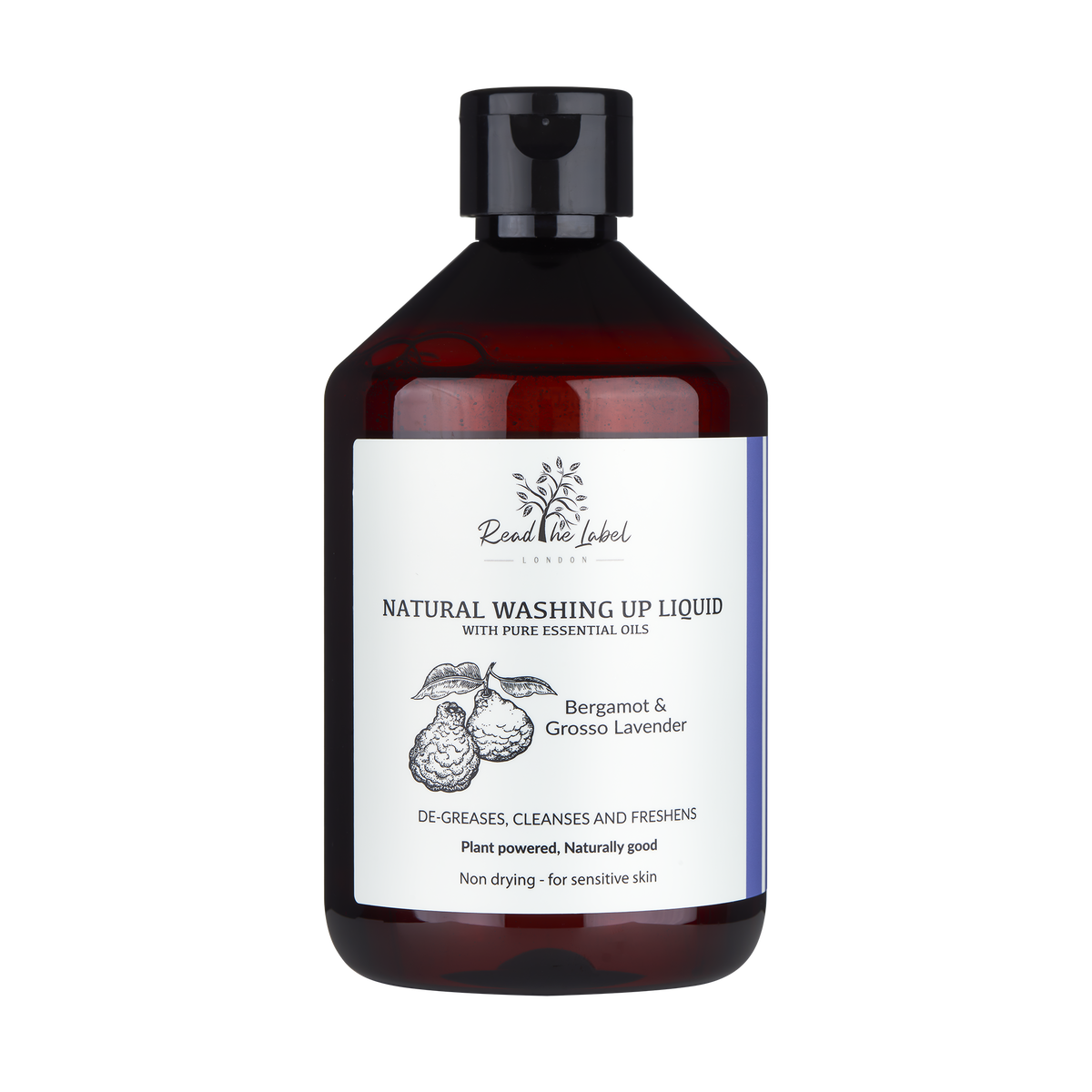 Natural Washing Up Liquid – Bergamot & Lavender - 500ML