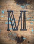Black 5" or 12" Art Deco Metal Lettering A-Z 0-9