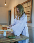The Lilac Cloud Organic Cotton Robe: Long
