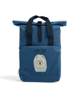 Cream Chow Chow Chic: Aloof Floof Roll-Top Backpack
