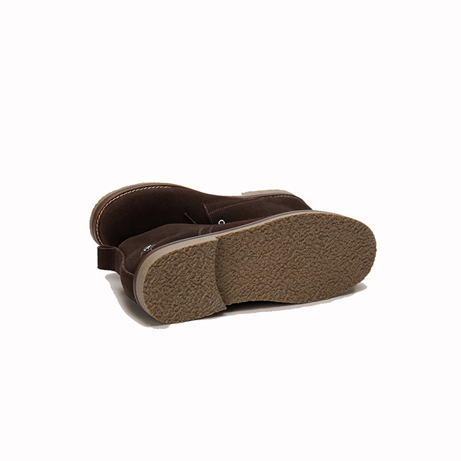 Hugo Mens Leather Boots Choco Brown-4