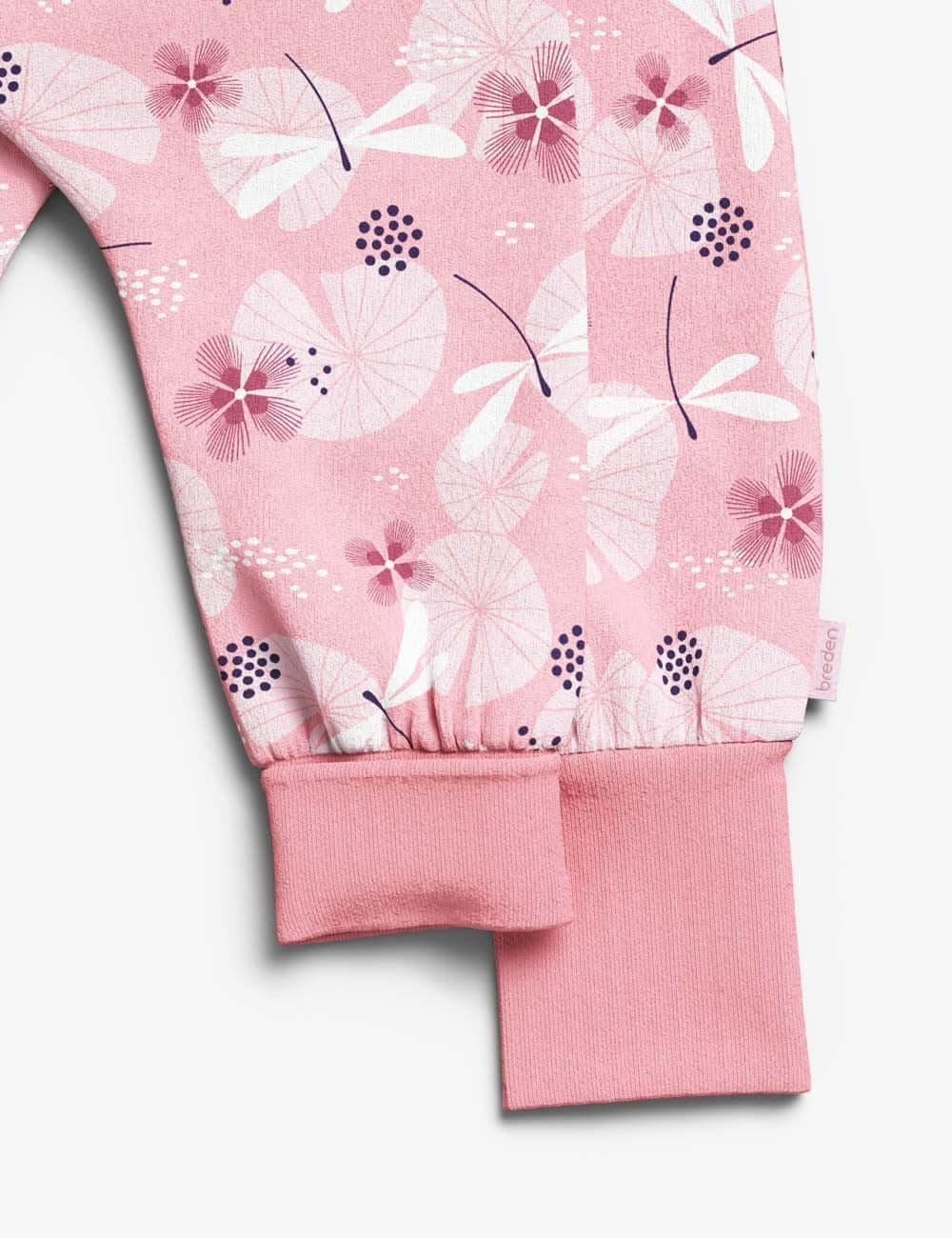 Long Baby Pants in Dragonfly Print