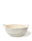 Blue Fruit Bowl Handwoven Jute Basket