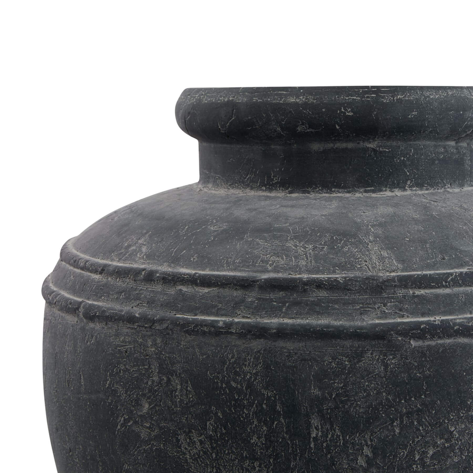 Grey Ceramic Mediterranean Water Pot