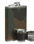 Camouflage Hip Flask and Shot Glasses Set | Auden