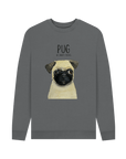 Pug or Snorty Potato? Men's Crew Neck Sweatshirt for Pug Lovers